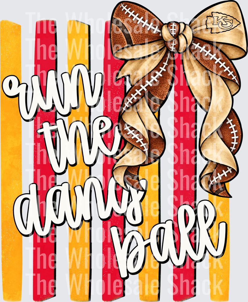 Run The Dang Ball-Yellow and Red