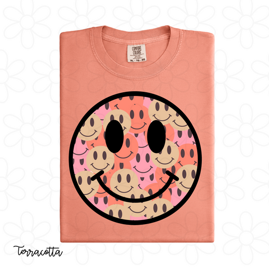 Smiley Smile Faces DTF Transfer