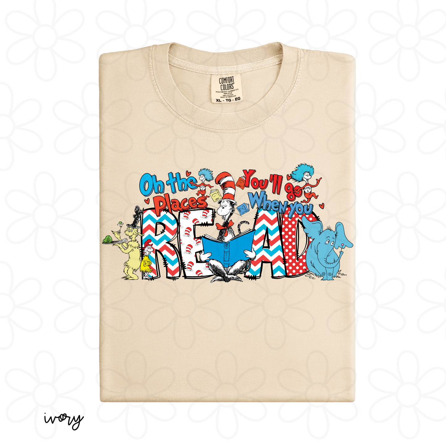 Oh The Places You'll Go When You Read Completed Tee
